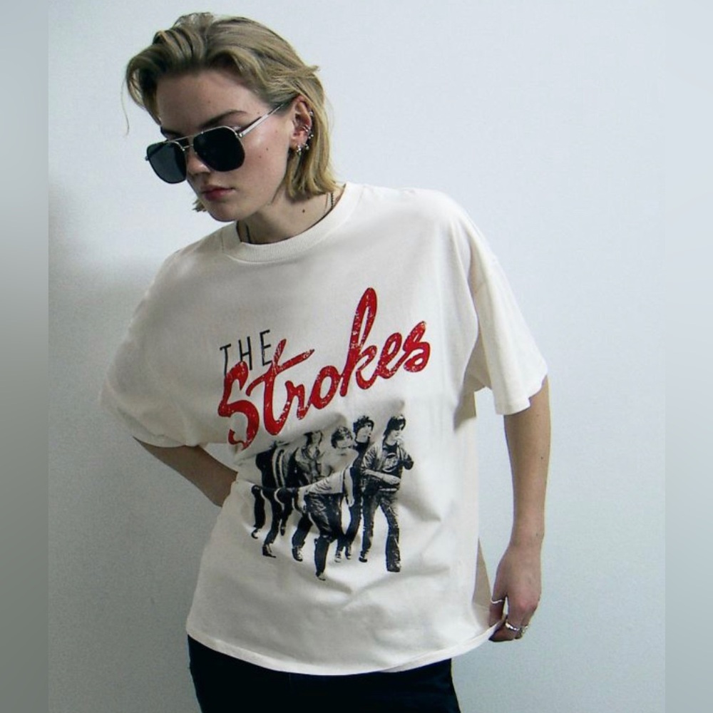 THE STROKES band oversized tee shirt